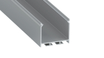 TEKKNI NORS Set, silver, transparent cover, 3 m